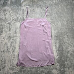 Free People Lavender Purple Rayon Slip Cami Tank Top Size S